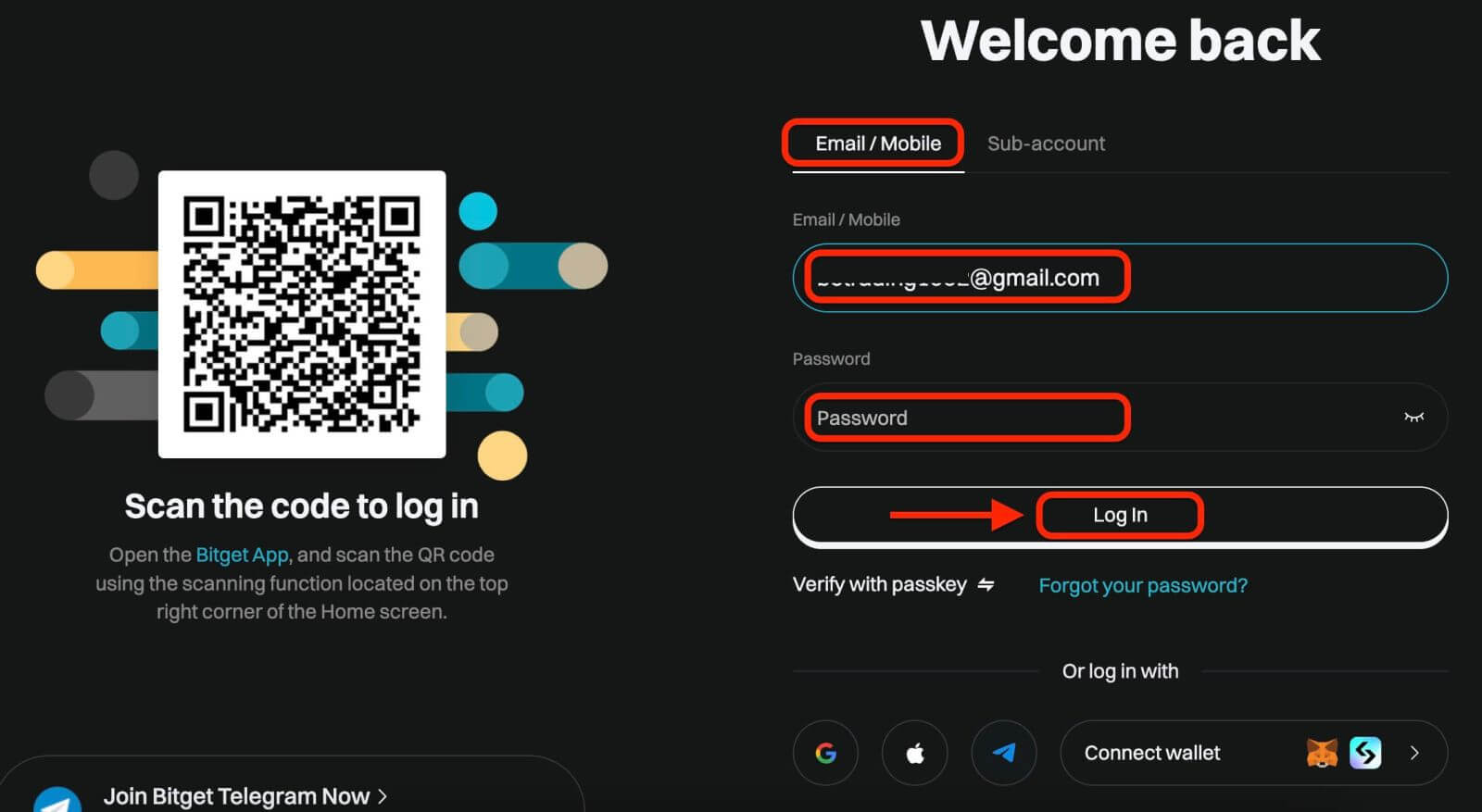 How to Log In and Deposit on Bitget How to Log In and Deposit on Bitget