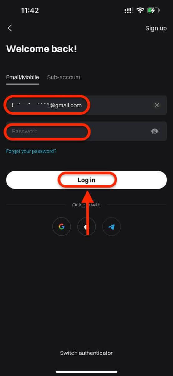 Comment ouvrir un compte et se connecter à Bitget Comment ouvrir un compte et se connecter à Bitget